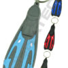 Key fob fin Tiara II light blue