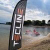 Flag with the logo TecLine + mast (80x240cm)